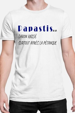 Papastis – Tshirt Homme – Blanc