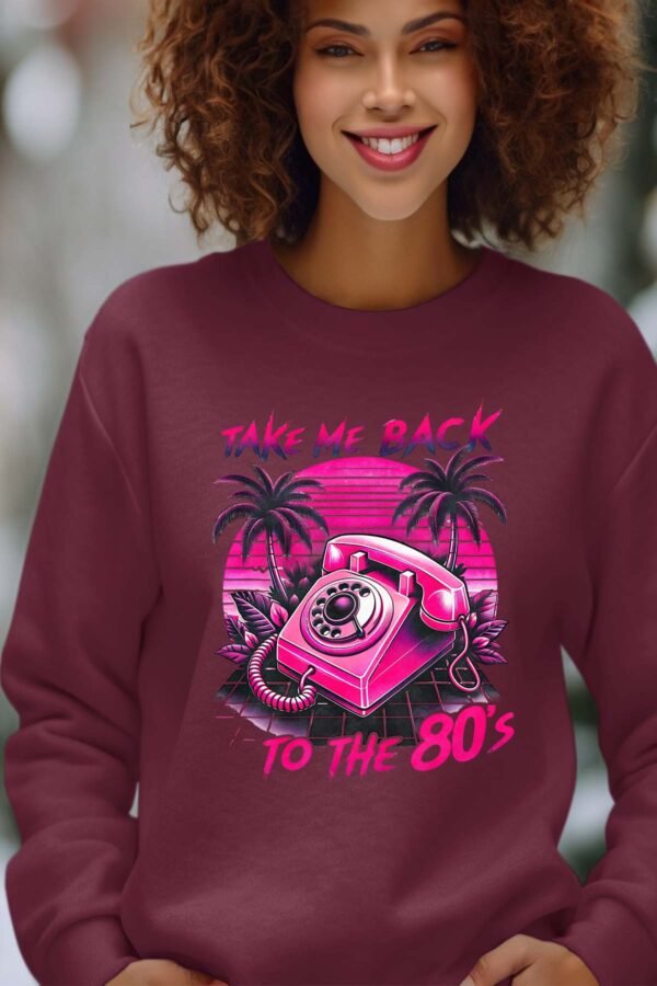 Sweat Col Rond Femme en Gros | Phone 80s