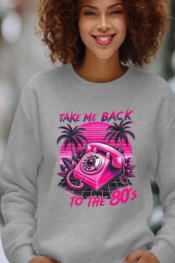 Sweat Col Rond Femme en Gros | Phone 80s