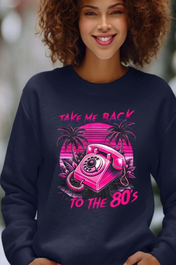 Sweat Col Rond Femme en Gros | Phone 80s