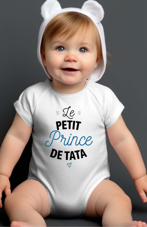Le petit prince de tata - Body bébé garçon