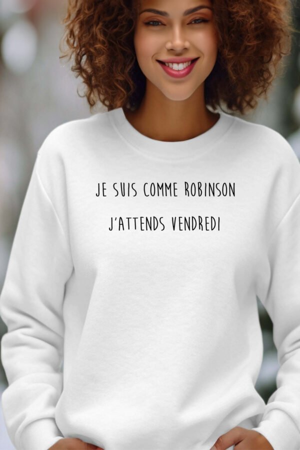 Sweat Col Rond Femme en Gros | Robinson vendredi