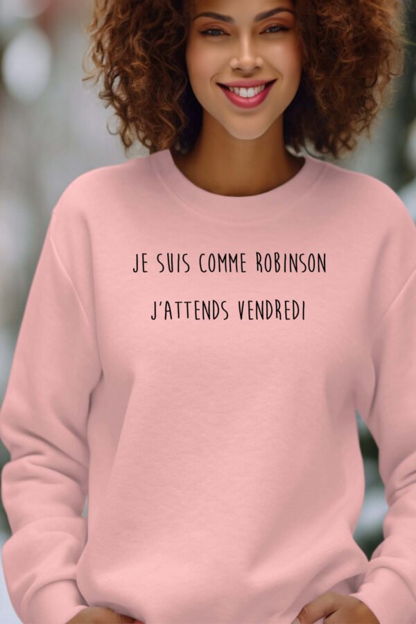 Sweat Col Rond Femme en Gros | Robinson vendredi