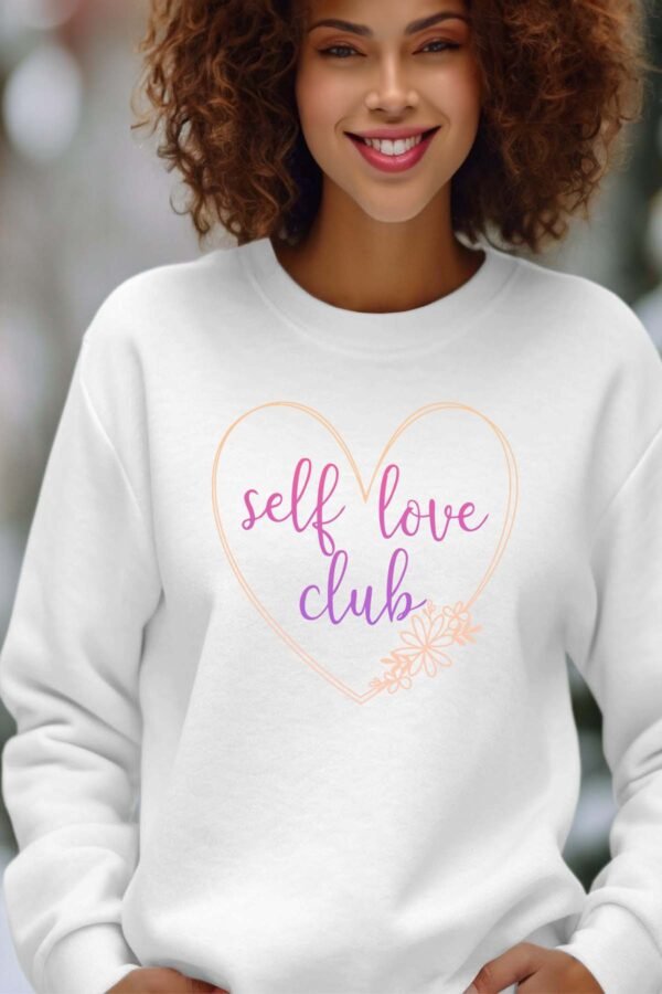 Sweat Col Rond Femme en Gros | Self love pink