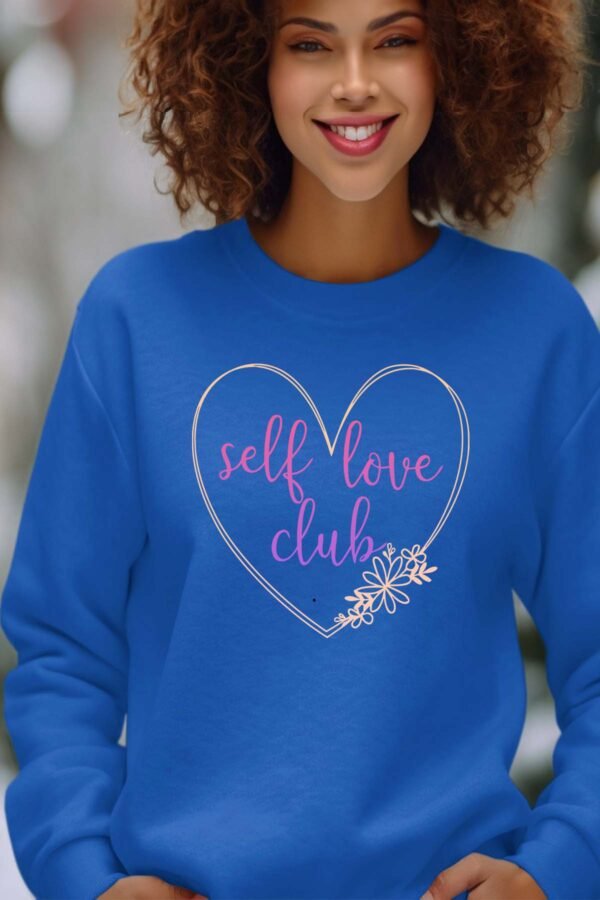 Sweat Col Rond Femme en Gros | Self love pink