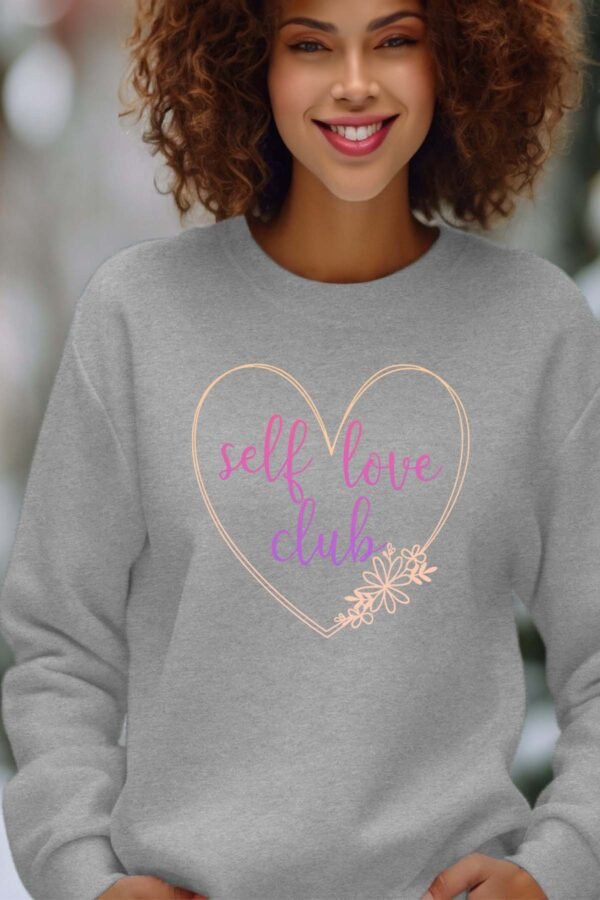 Sweat Col Rond Femme en Gros | Self love pink