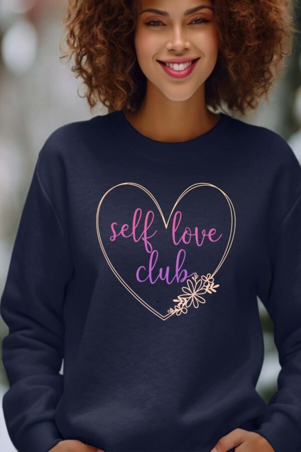 Sweat Col Rond Femme en Gros | Self love pink
