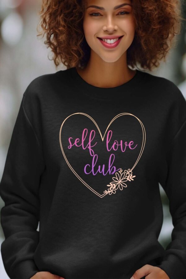Sweat Col Rond Femme en Gros | Self love pink