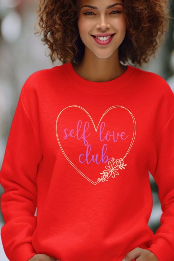 Sweat Col Rond Femme en Gros | Self love pink