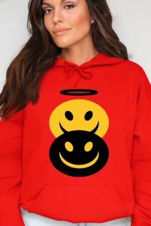 Smile angeDemon - Sweat Capuche Femme