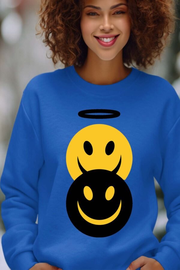 Sweat Col Rond Femme en Gros | Smil angeDemon