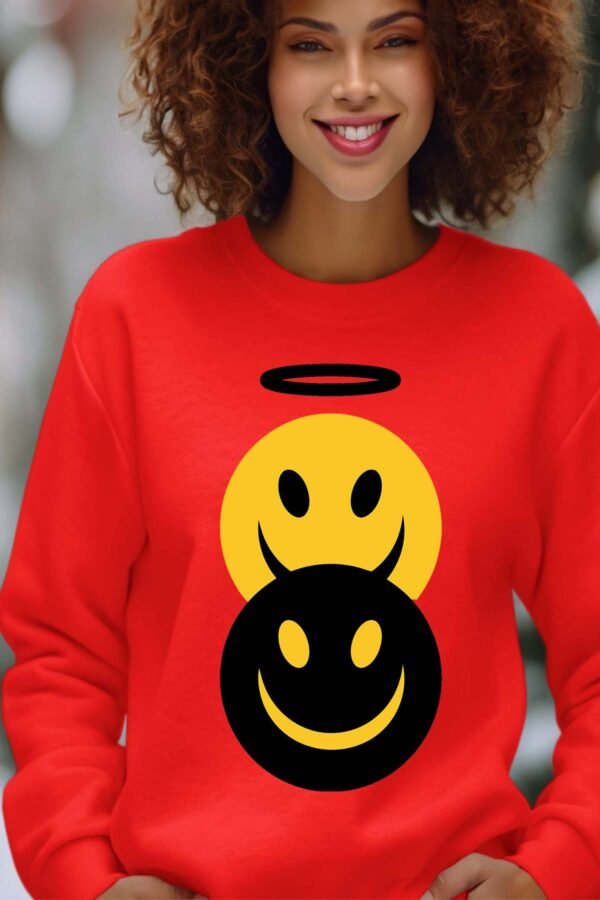 Sweat Col Rond Femme en Gros | Smil angeDemon