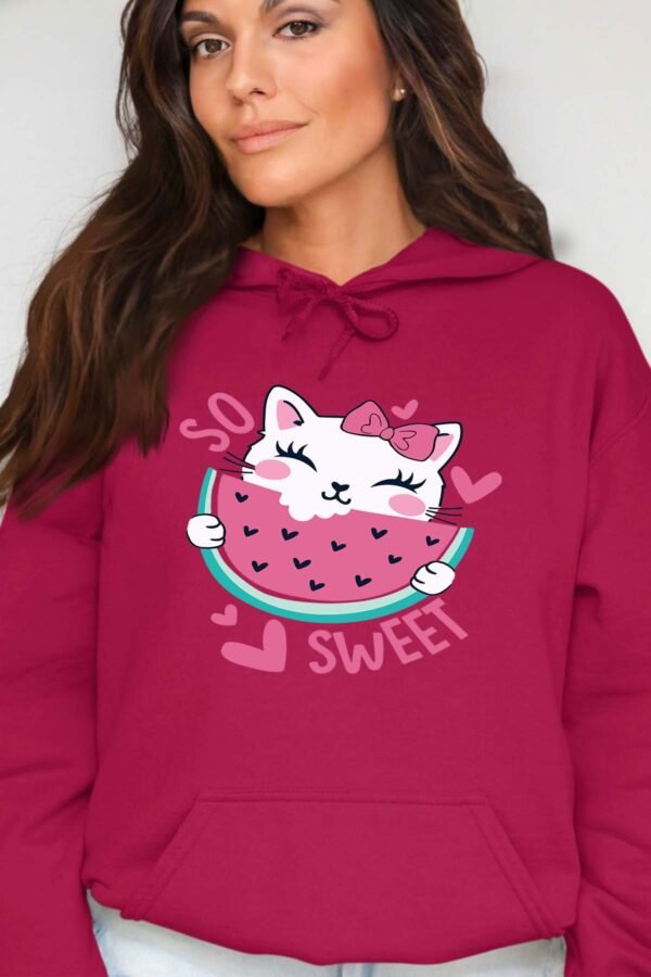 So sweat Cat - Sweat Capuche Femme