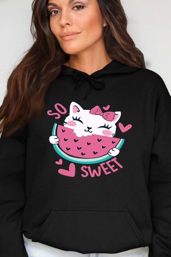 So sweat Cat - Sweat Capuche Femme