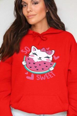 So sweat Cat - Sweat Capuche Femme