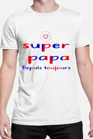Supapa toujours – Tshirt Homme – Blanc