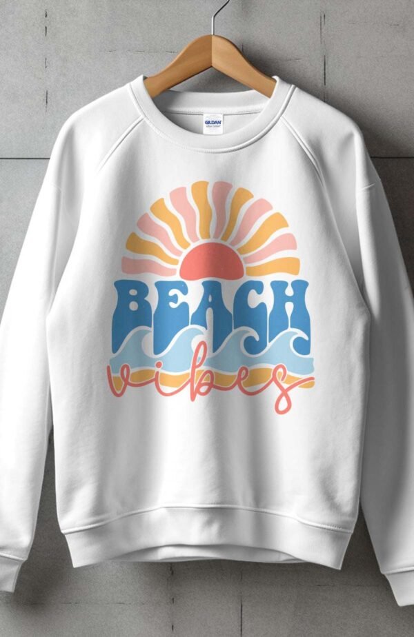 Sweat Col Rond Femme en Gros |  Sun Beach vibes