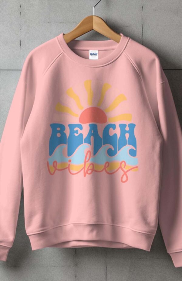 Sweat Col Rond Femme en Gros |  Sun Beach vibes