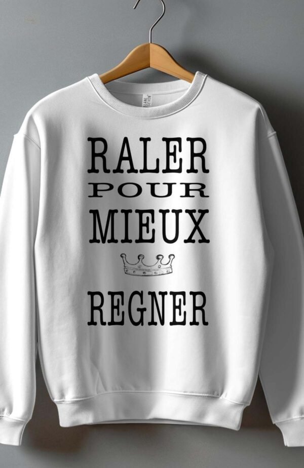 Sweat Col Rond Fille en Gros |  Râler pour mieux régner