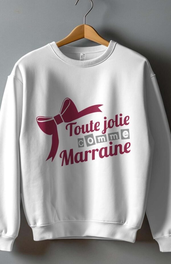 Sweat Col Rond Fille en Gros | Toute jolie Marraine