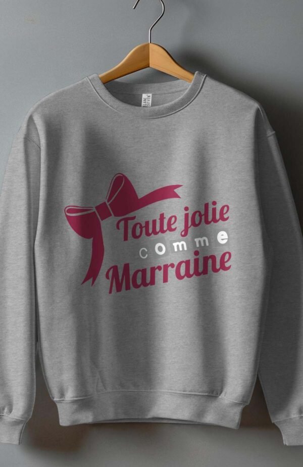 Sweat Col Rond Fille en Gros | Toute jolie Marraine