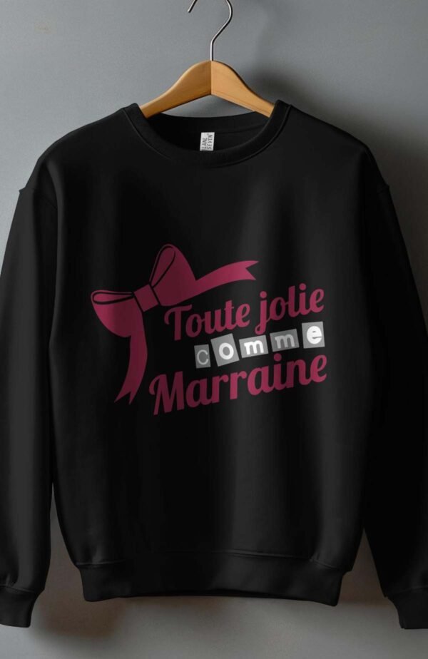 Sweat Col Rond Fille en Gros | Toute jolie Marraine