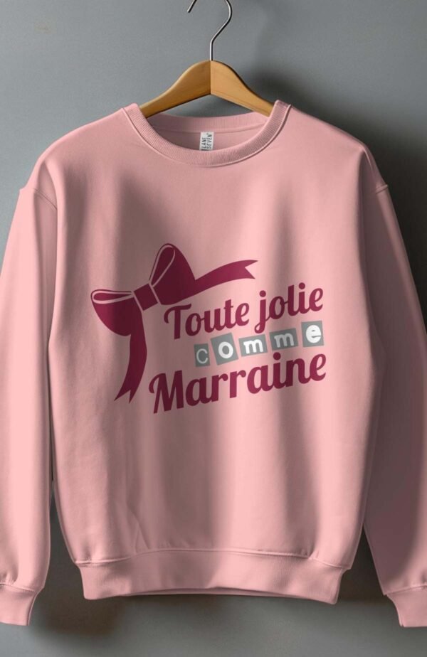 Sweat Col Rond Fille en Gros | Toute jolie Marraine