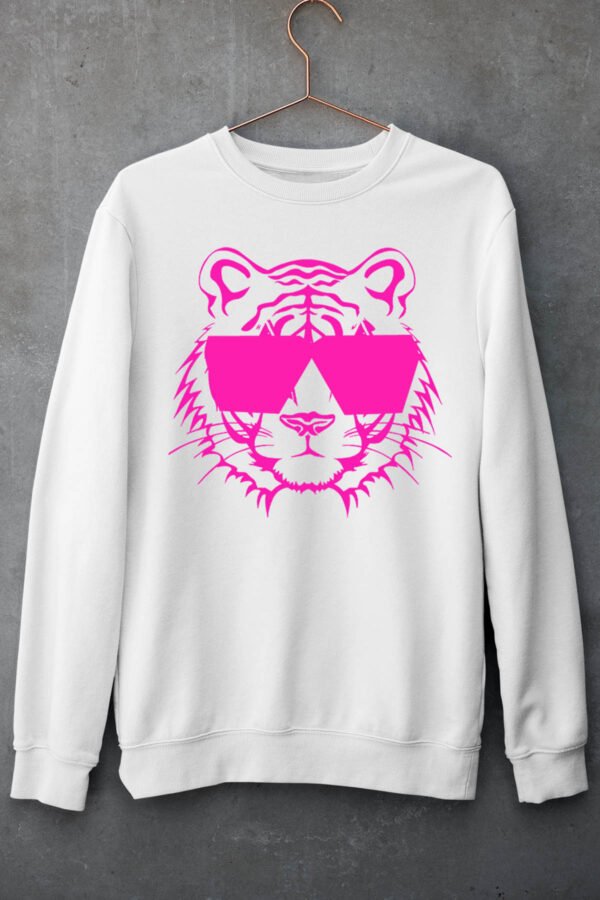 Sweat Col Rond Fille en Gros |  Tiger Glasses
