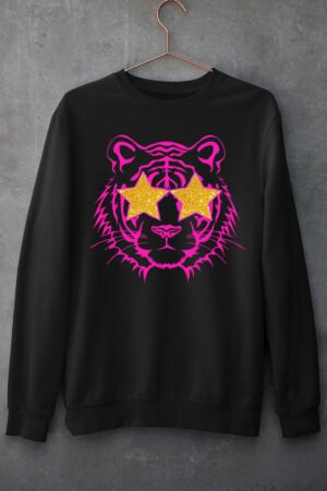 Sweat Col Rond Fille en Gros | Tiger gold