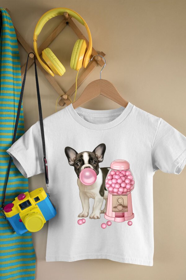 T-shirt Col Rond Fille - Dog gum