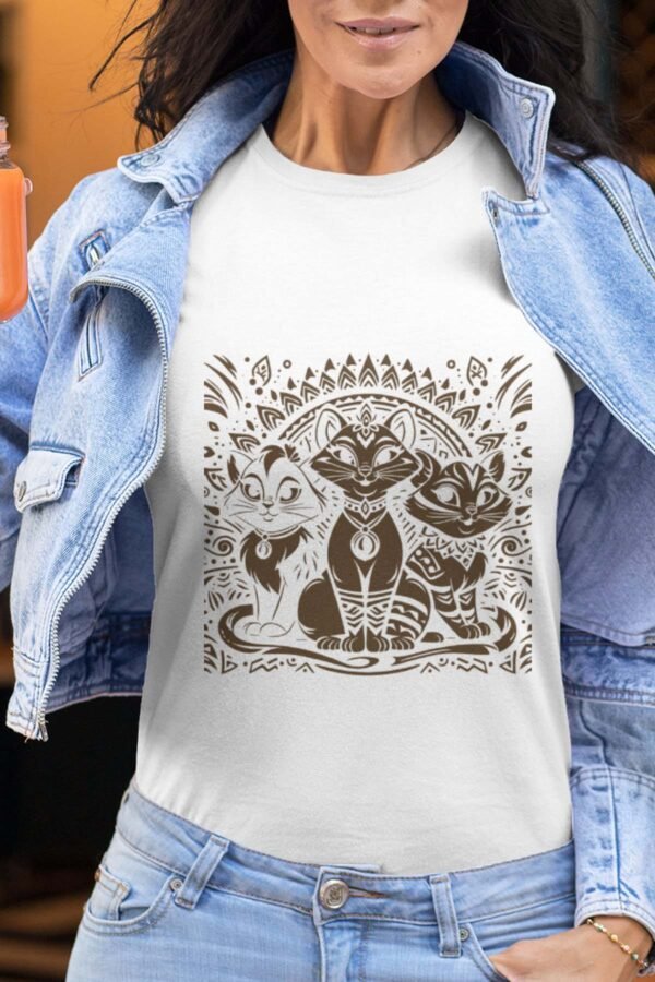 3 cats tatou marron - Tshirt Femme