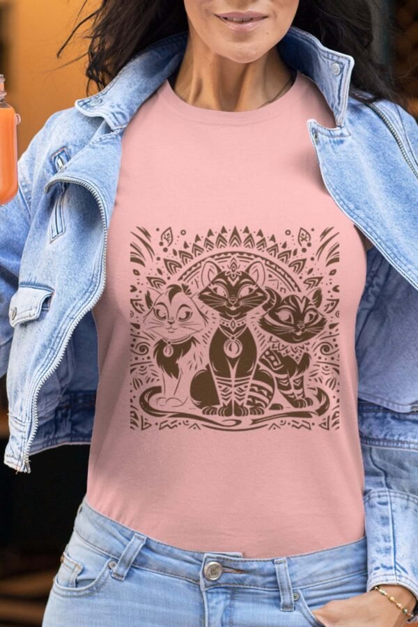 3 cats tatou marron - Tshirt Femme