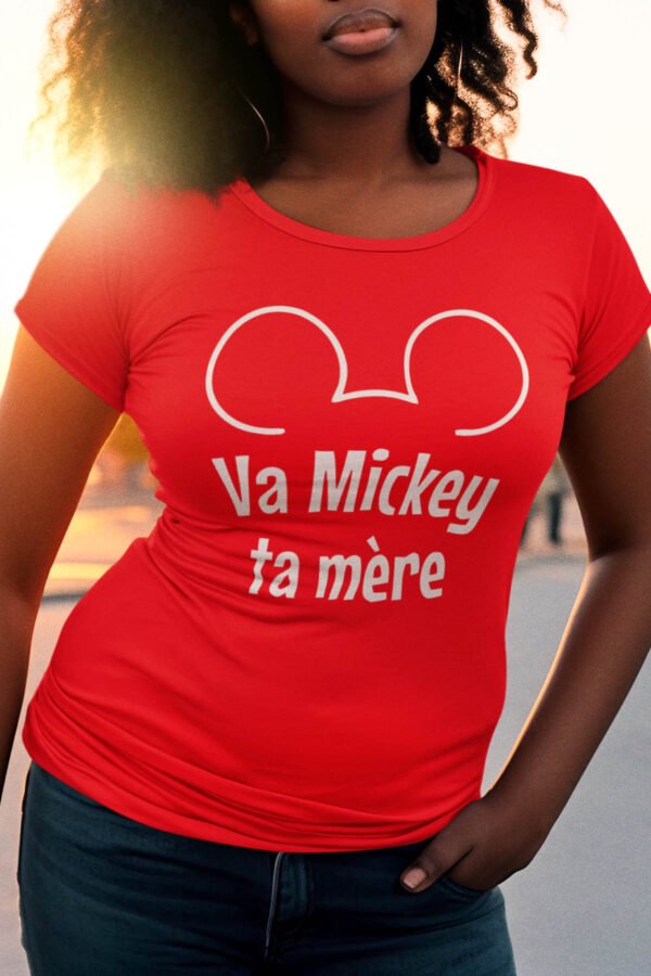 Mickey ta mère - Tshirt Femme