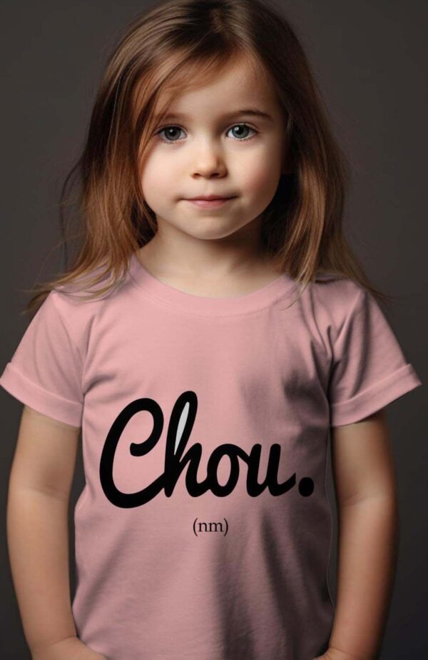 T-shirt Col Rond Fille - Chou