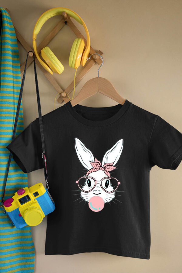 T-shirt Col Rond Fille - Rabbit gum