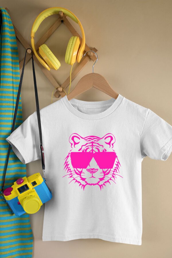 T-shirt Fille - Tiger glasses