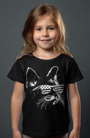 T-shirt Col Rond Fille - Cat breton