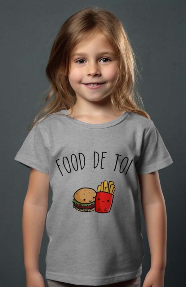 T-shirt Col Rond Fille - Food de toi