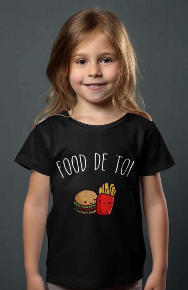 T-shirt Col Rond Fille - Food de toi