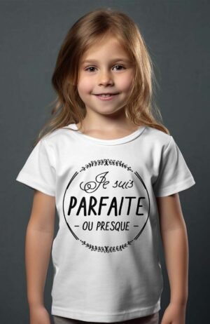 T-shirt Col Rond Fille - Parfaite ou presque