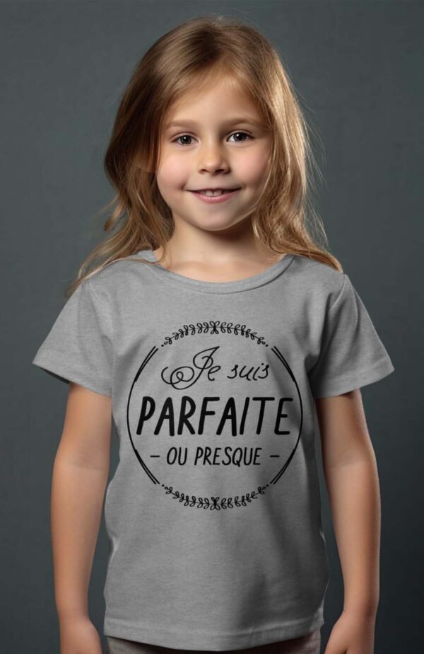 T-shirt Col Rond Fille - Parfaite ou presque
