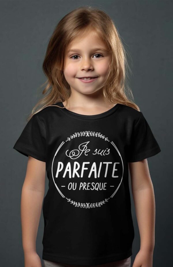 T-shirt Col Rond Fille - Parfaite ou presque
