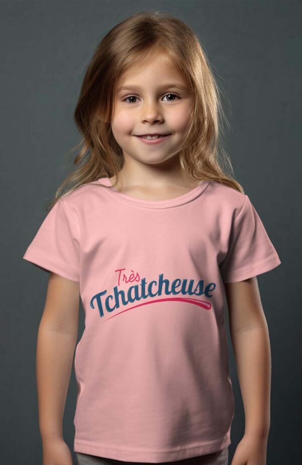 T-shirt Col Rond Fille - Tchatcheuse