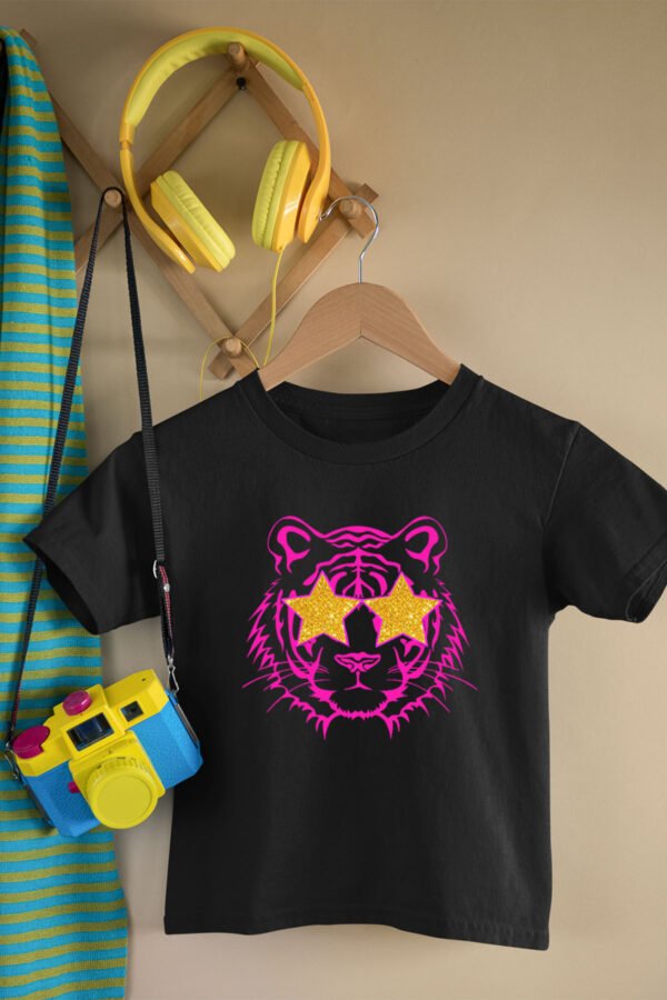 T-shirt Fille - tiger GOLD