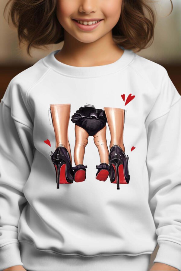 Sweat Col Rond Fille en Gros |  Talon BB