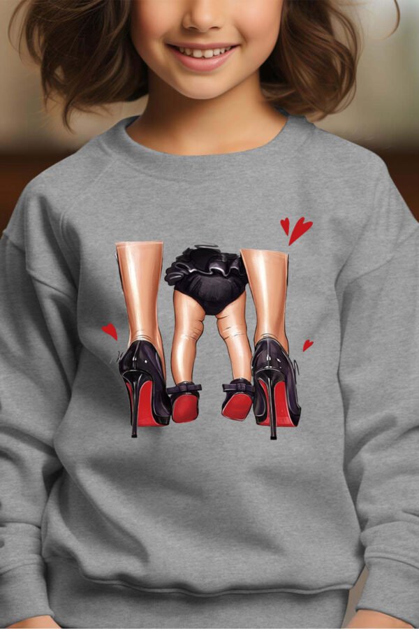 Sweat Col Rond Fille en Gros |  Talon BB