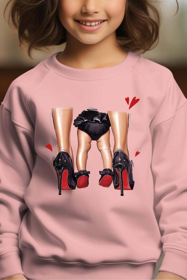 Sweat Col Rond Fille en Gros |  Talon BB