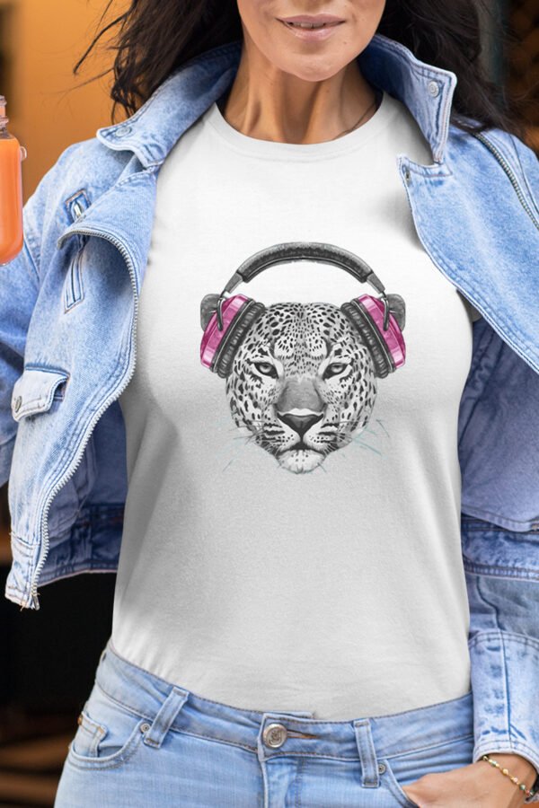 Leo headphones - Tshirt Femme