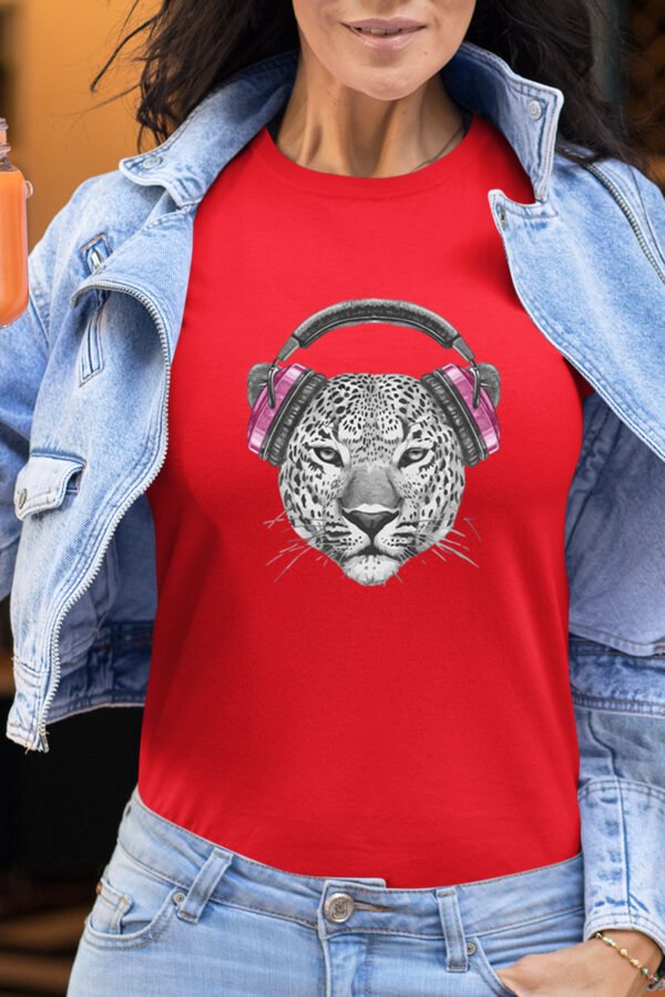 Leo headphones - Tshirt Femme