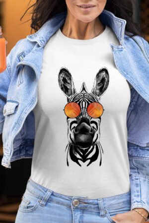 zebra look - Tshirt Femme